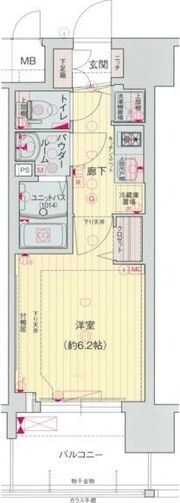 ファステート蒲生公園アペルザの間取り画像