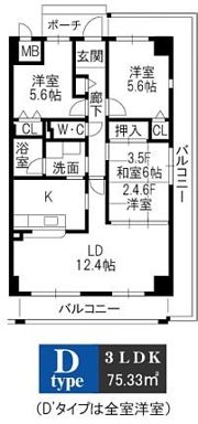 バルカポンテの間取り画像