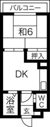 サンプラザ今里I番館の間取り画像
