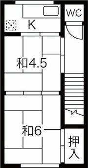 千本北2丁目水野アパートの間取り画像