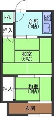 千本北2丁目水野アパートの間取り画像