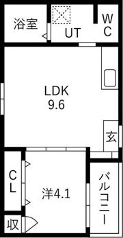 アクロス今里アパートメントの間取り画像