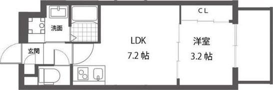 PARK HILLS今里蘭の間取り画像