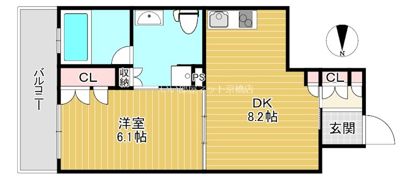 リーガル梅田EASTの間取り画像
