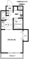 プレサンスフジの間取り画像