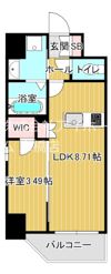 サムティ京橋Clearの間取り画像