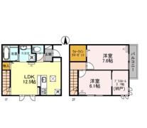 D-roomVerdeの間取り画像