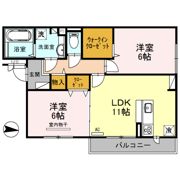 クレストコート O＆Kの間取り画像