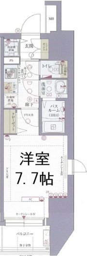 ラピーヌ南堀江レジデンスの間取り画像