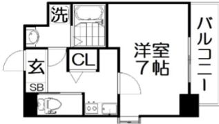 L-IDEA MINAMIHORIE（リデア南堀江）の間取り画像