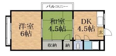 リバーウエスト緑橋の間取り画像