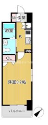 ルクレ京橋の間取り画像
