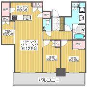 シエリアタワー大阪堀江の間取り画像