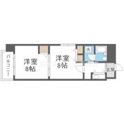朝日プラザ西道頓堀の間取り画像