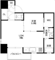 トラストマン堀江の間取り画像