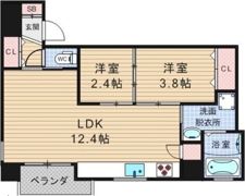 トラストマン堀江の間取り画像