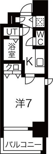 フォーリアライズ南堀江ヴィータの間取り画像