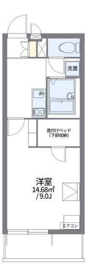 レオパレス真VIIの間取り画像