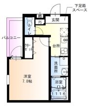 フジパレス今川駅東II番館の間取り画像