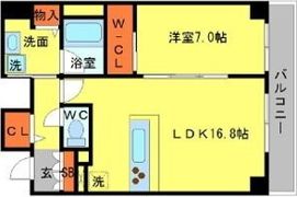 BRAVI南堀江の間取り画像