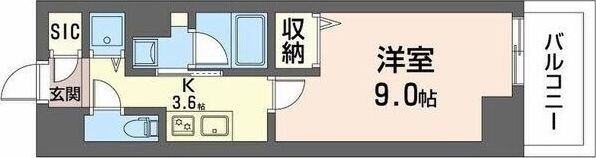 サンエール南堀江の間取り画像