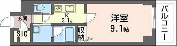 サンエール南堀江の間取り画像