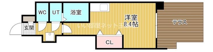 FRONT FIELD Tennojiの間取り画像