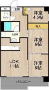 テン・フォーティの間取り画像
