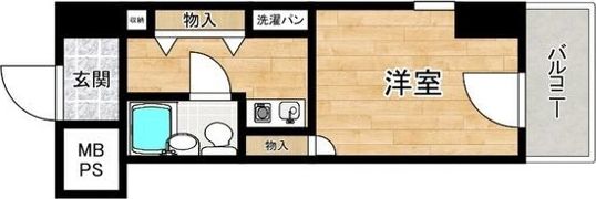 ホーユーコンフォルト東住吉の間取り画像