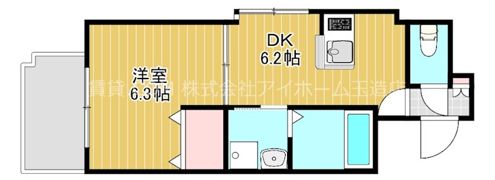 ギャラリー谷町の間取り画像