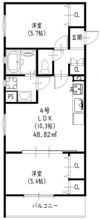 クリエオーレ秦町の間取り画像