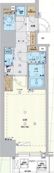 エスライズ北堀江の間取り画像