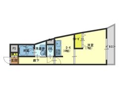 ベルビュー7番館の間取り画像