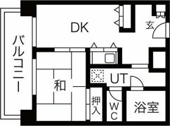 アーバンエース上本町パルの間取り画像