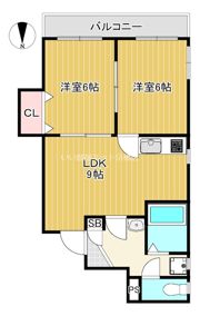 メゾンロイヤルヒロの間取り画像