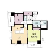 クロスレジデンス大阪新町（旧ベルファース大阪新町）の間取り画像