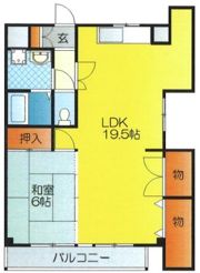 リベルテアミューザーの間取り画像