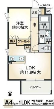 コーラルリーフ住吉の間取り画像