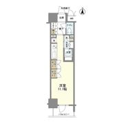 ファインレジデンス大阪本町の間取り画像