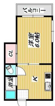 ビラ長居の間取り画像