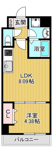 オルフェア都島の間取り画像