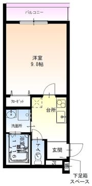フジパレス我孫子西I番館の間取り画像