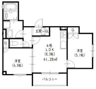 ラモーナ焼野Iの間取り画像