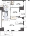ジオタワー新町の間取り画像
