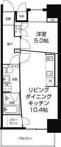 URBAN FLATS中之島の間取り画像