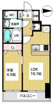 プレサンス立売堀アーバンスタイルの間取り画像