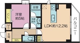 ゼクス九条の間取り画像