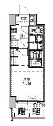 S-RESIDENCEドーム前千代崎の間取り画像