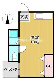京橋クイーンハイツの間取り画像