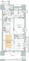 エステムコート京橋セレブIポーラスターの間取り画像